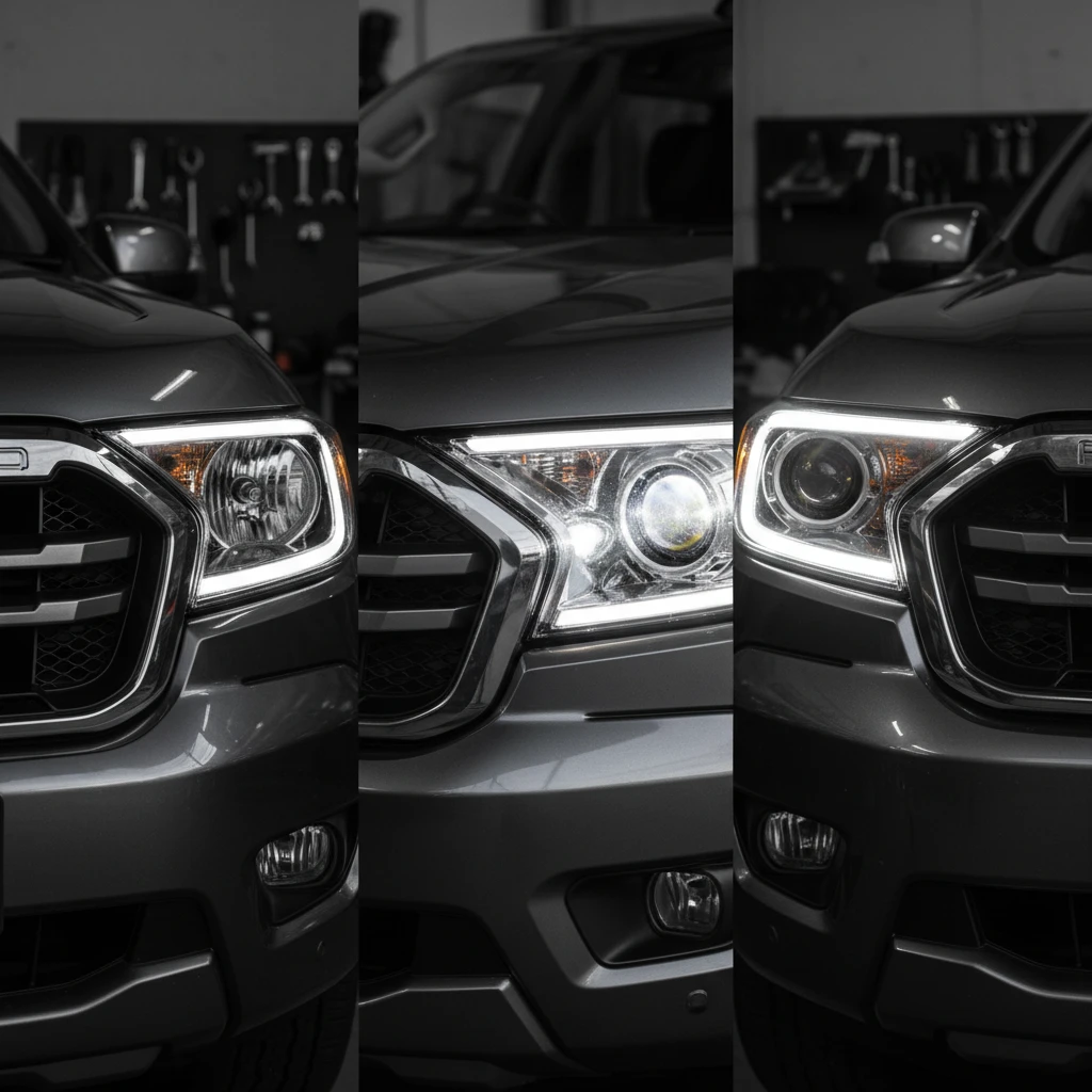 Ford Ranger Headlight Differences PX1 vs PX2 vs PX3