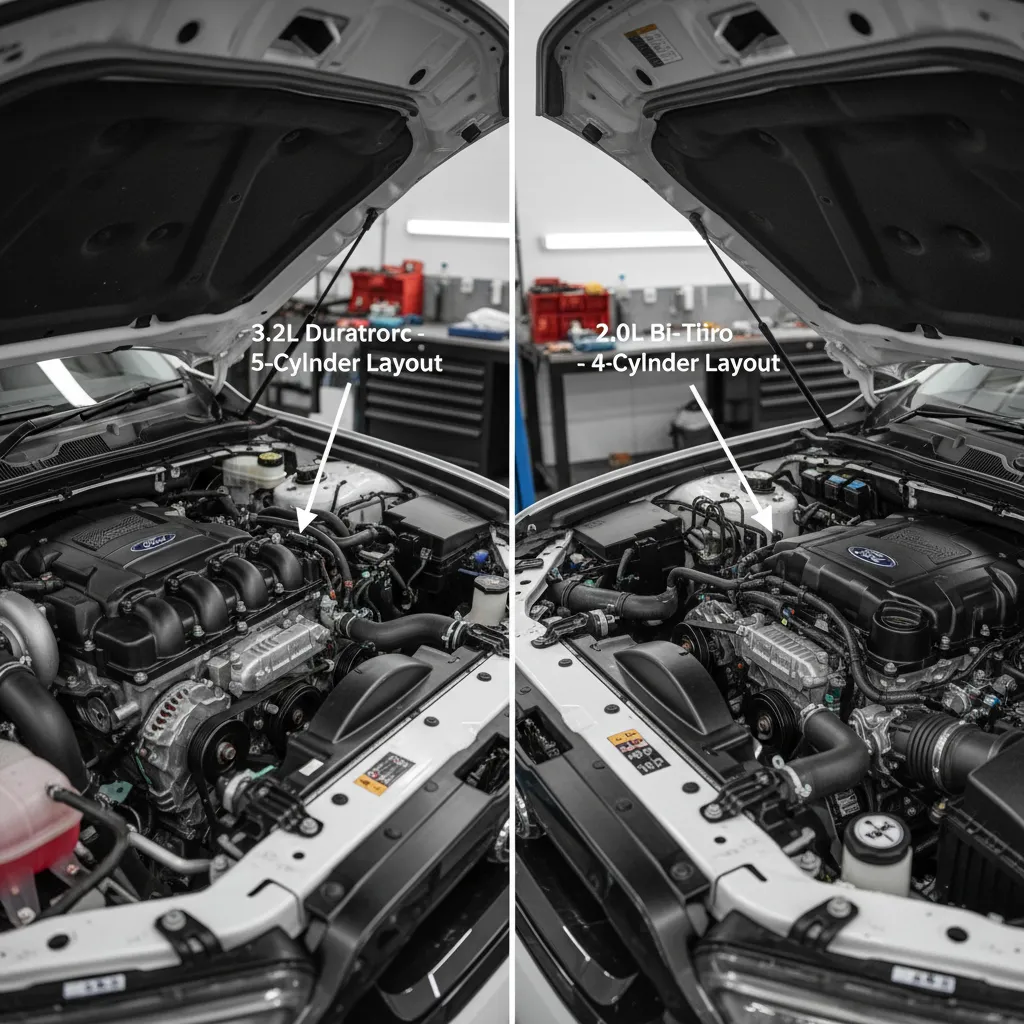 3.2L Duratorq vs 2.0L Bi-Turbo Engine Identification