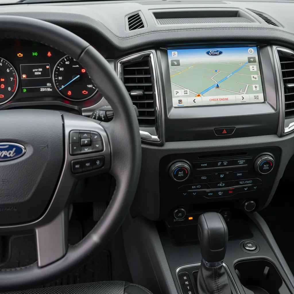 Ford Ranger PX3 Dashboard and Sync 3 System