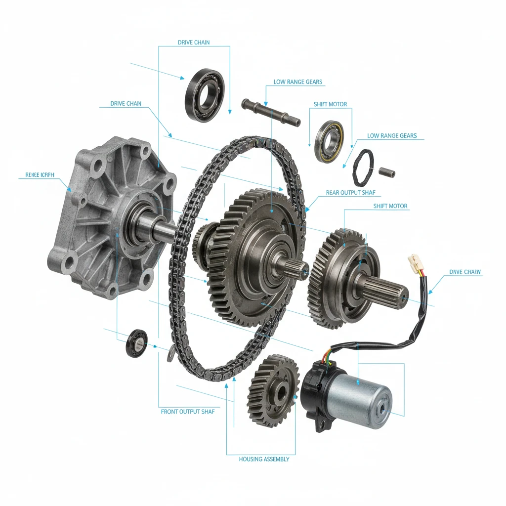 Ford Ranger transfer case internal components