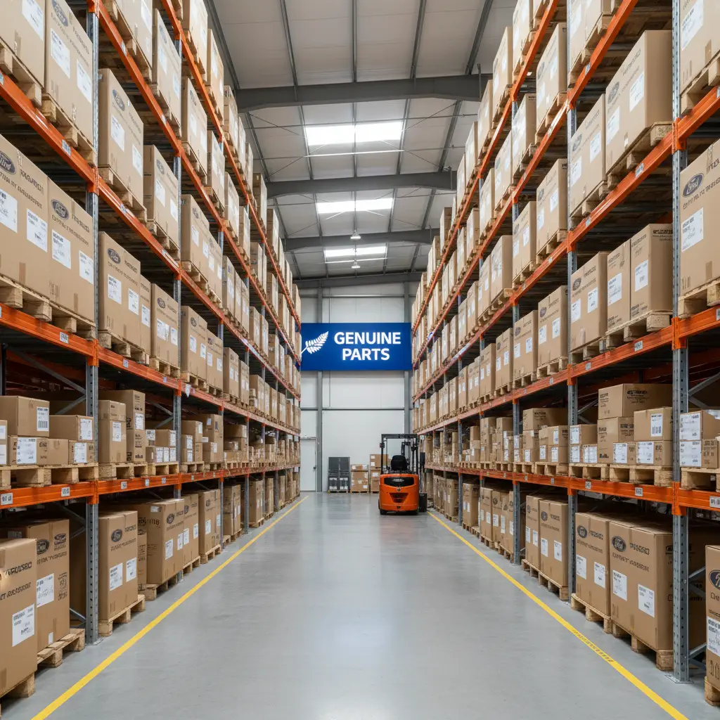 Warehouse with genuine Ford Ranger body panels NZ