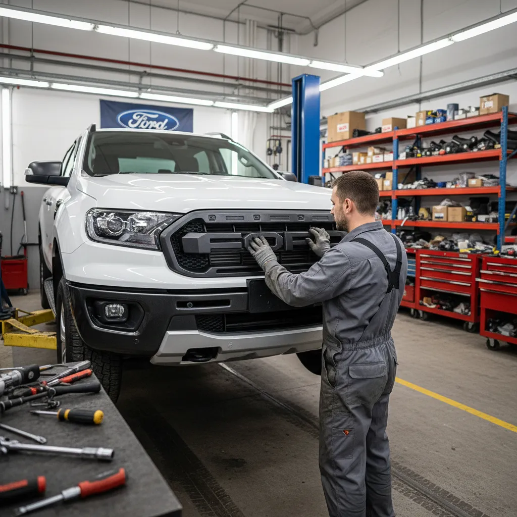 Installing Raptor Style Grille on Ford Ranger