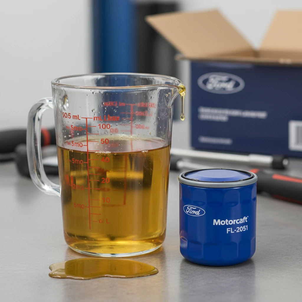 Ford Ranger Oil Volume Capacity Visual