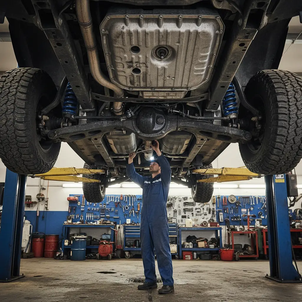 Ford Ranger Undercarriage Oil Change