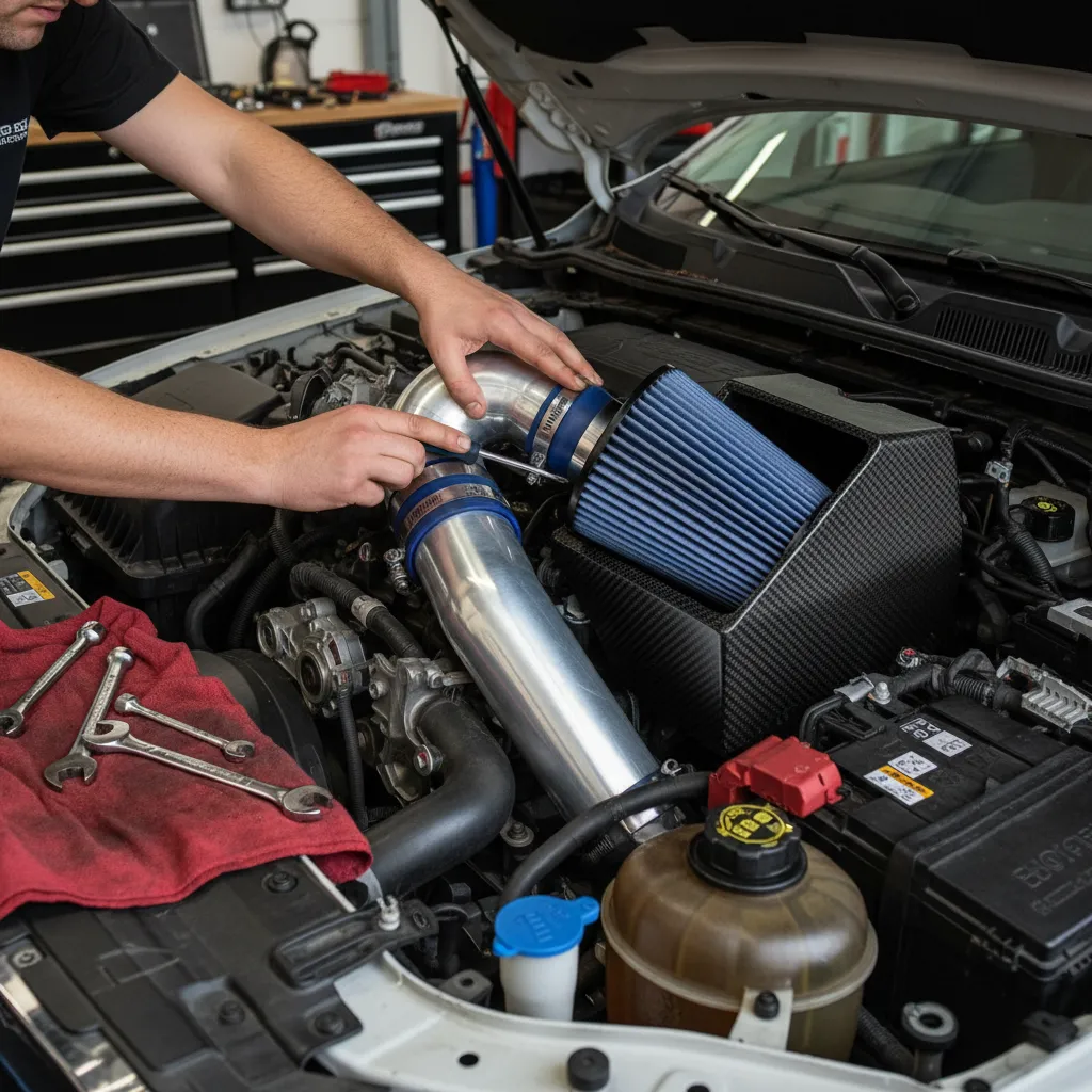 Ford Ranger high flow air filter installation