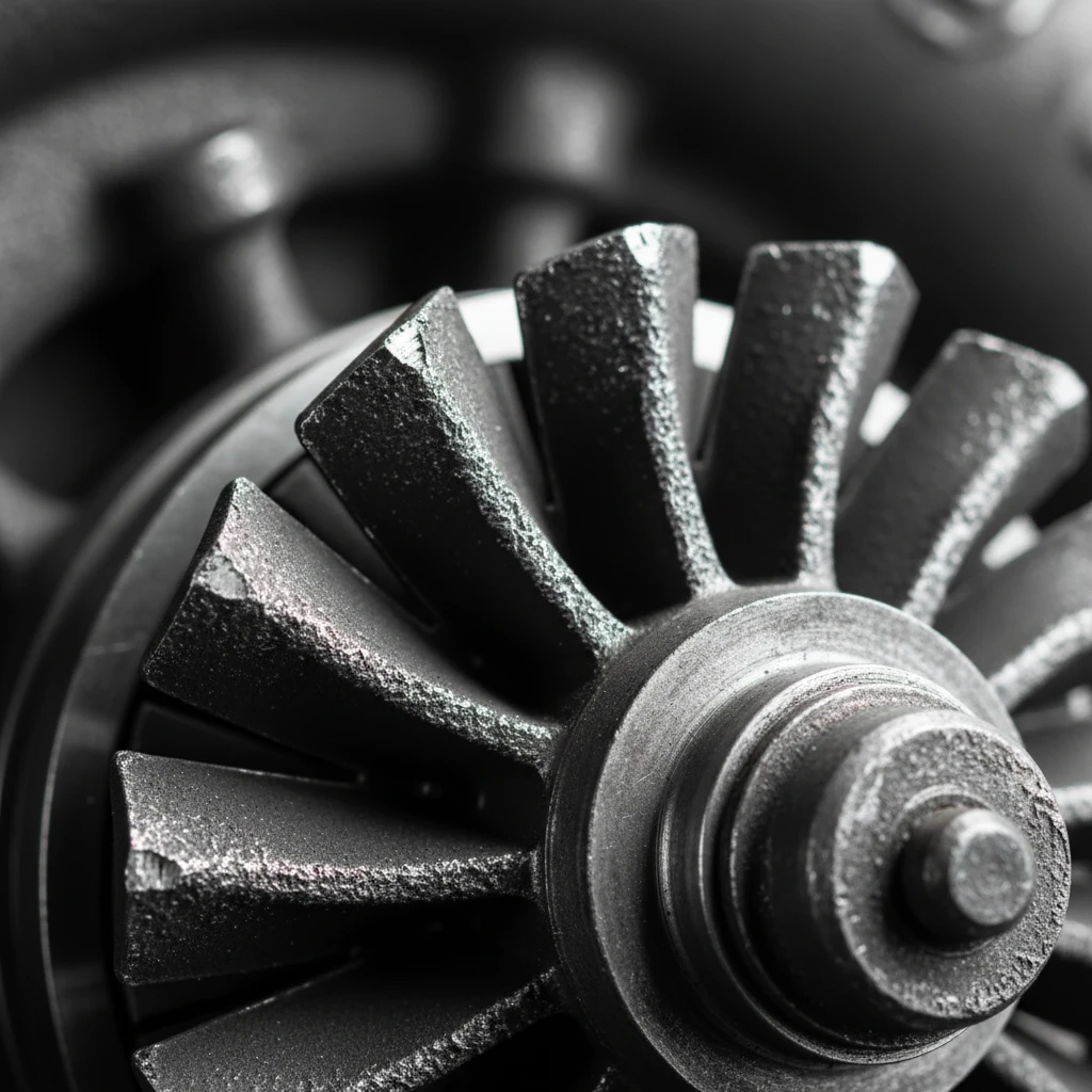 Damaged Ford Ranger turbo compressor wheel causing whistling noise