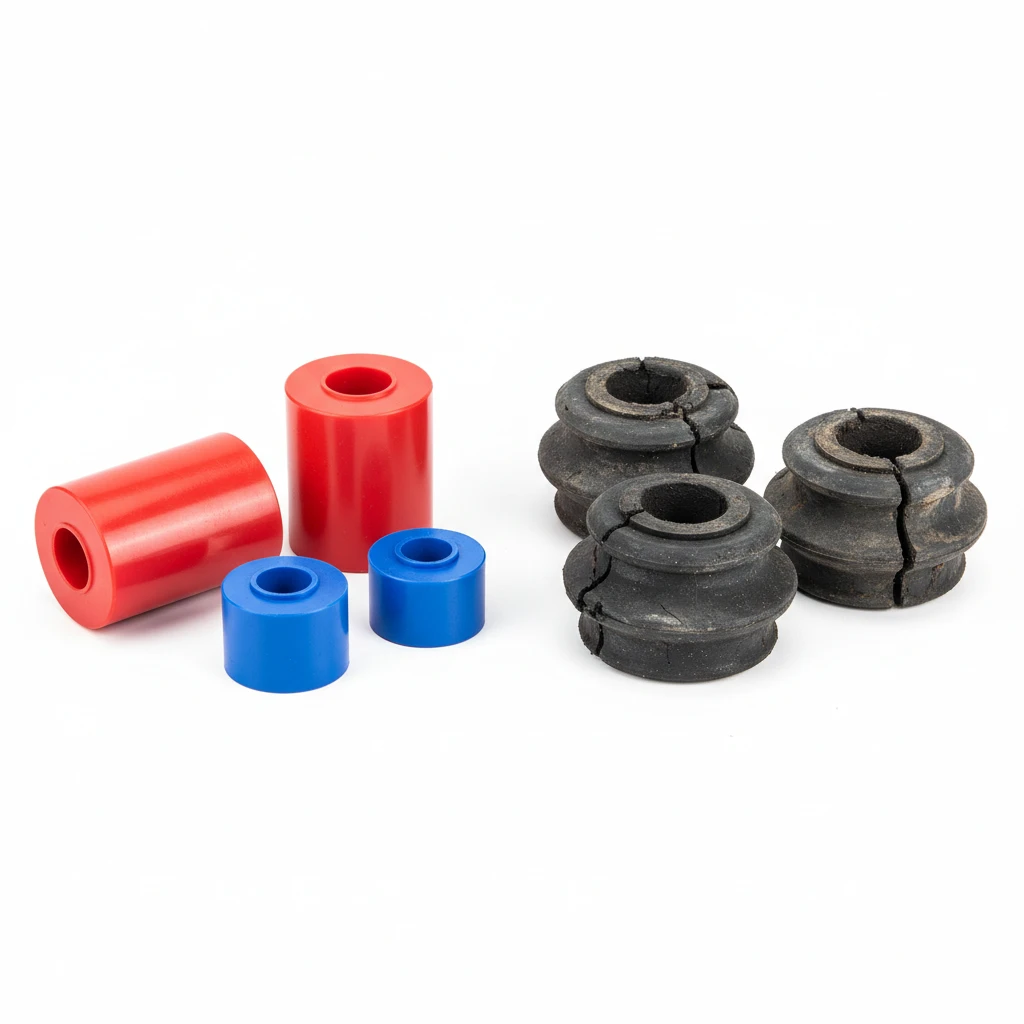 Polyurethane vs Rubber Steering Bushings