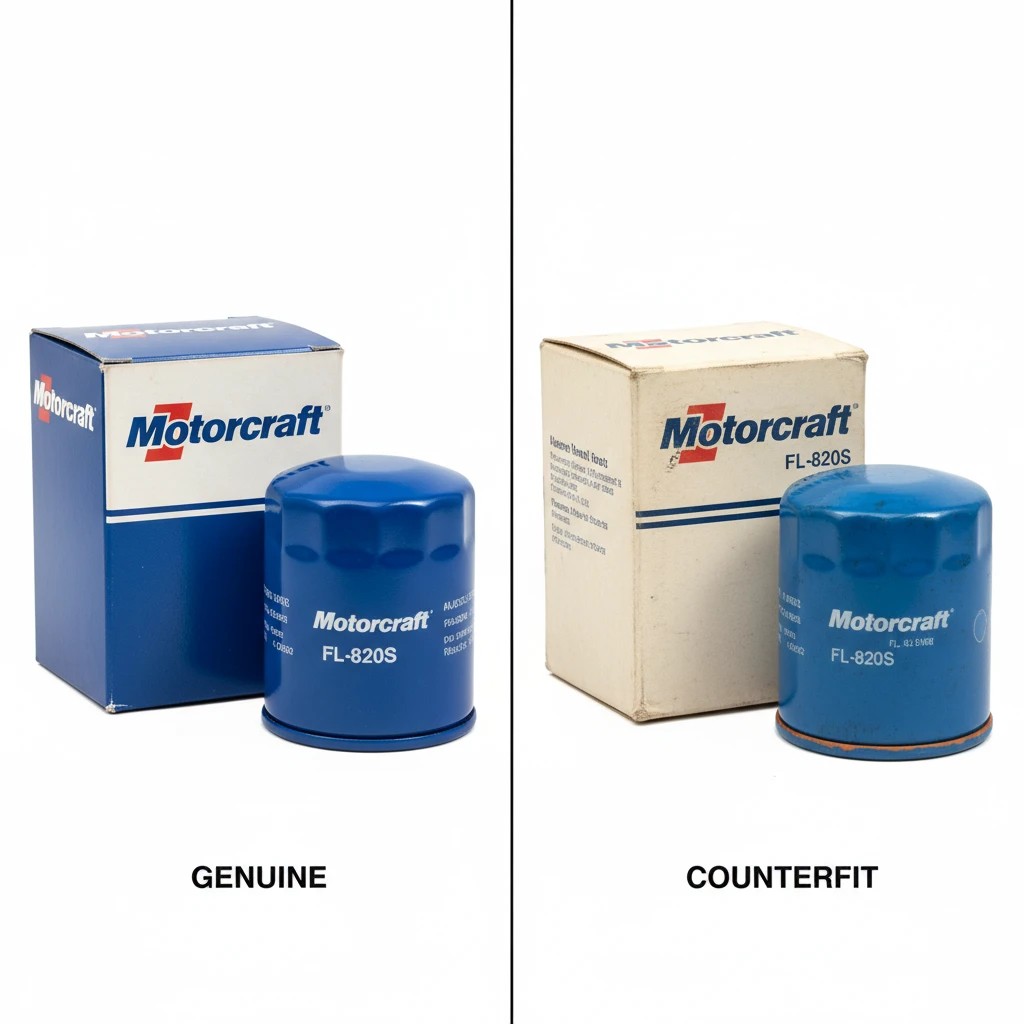 Spotting fake vs genuine Motorcraft oil filters