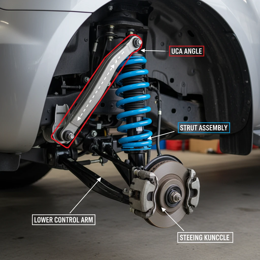 Ford Ranger suspension geometry and upper control arms