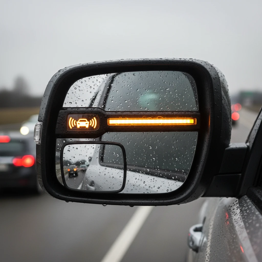 Ford Ranger towing mirror features close up