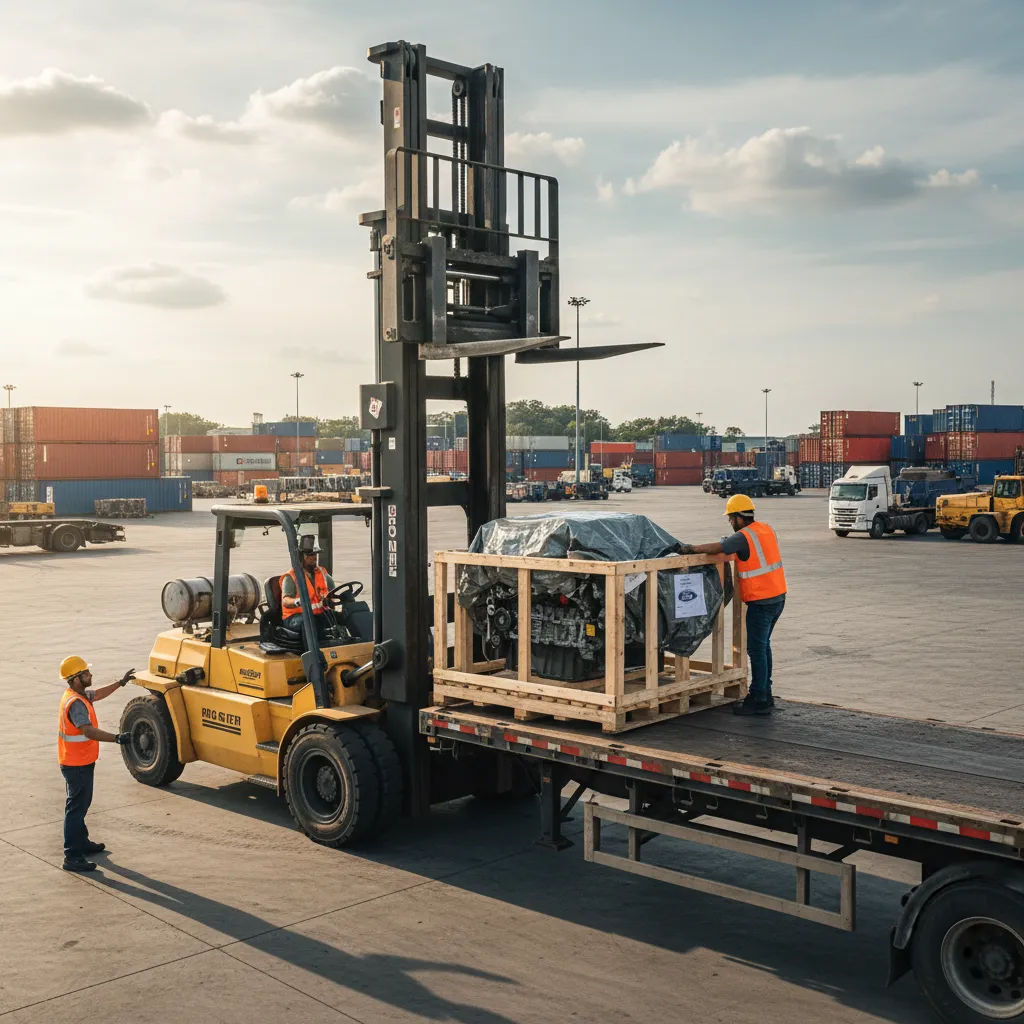 Shipping heavy Ford Ranger engines in Auckland