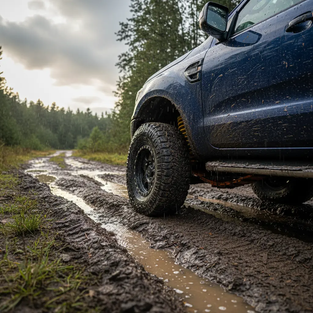 Ford Ranger suspension upgrade with heavy duty shocks and springs